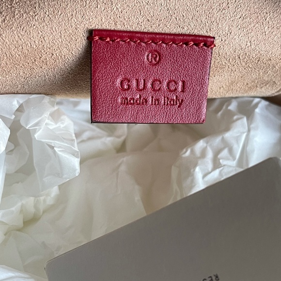 NIB Gucci Marmont mini backpack red - Picture 7 of 11